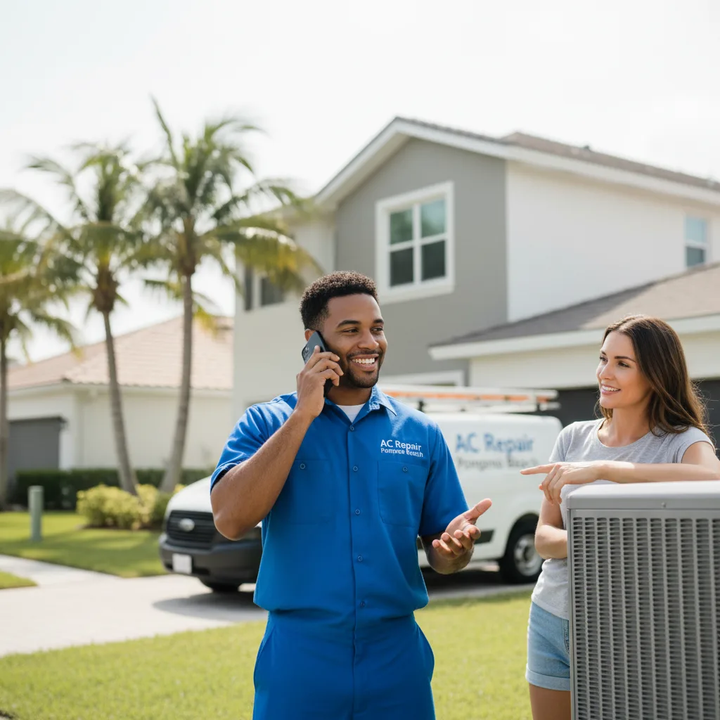 AC Repair Pompano Beach customer support in Mercedes